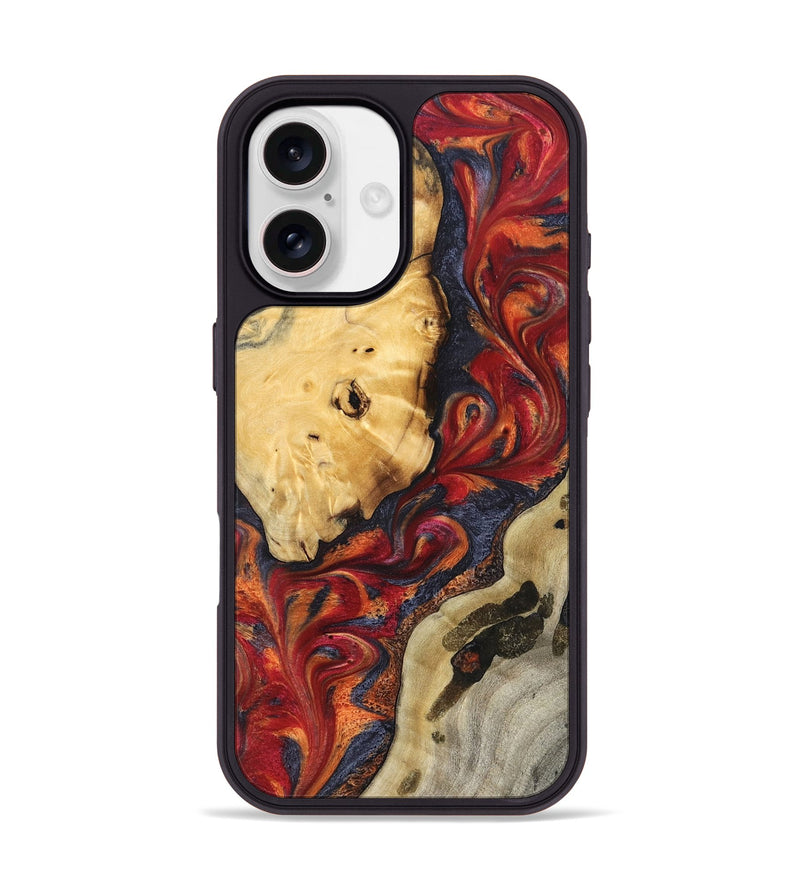 iPhone 17 Wood Phone Case - Carrol (Red, 824962)
