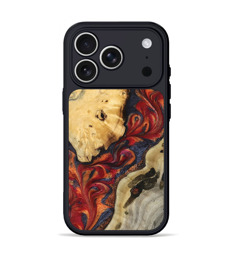 iPhone 17 Pro Wood Phone Case - Carrol (Red, 824962)
