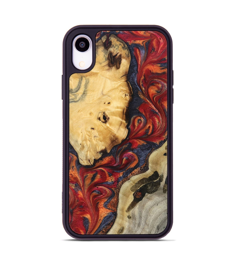 iPhone Xr Wood Phone Case - Carrol (Red, 824962)