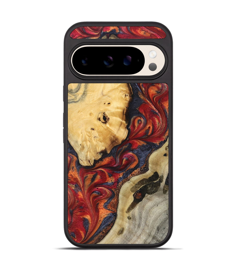 Pixel 10 Wood Phone Case - Carrol (Red, 824962)