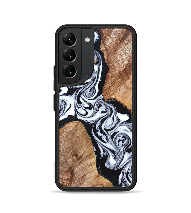 Galaxy S22 Wood Phone Case - Lashawn (Black & White, 824964)