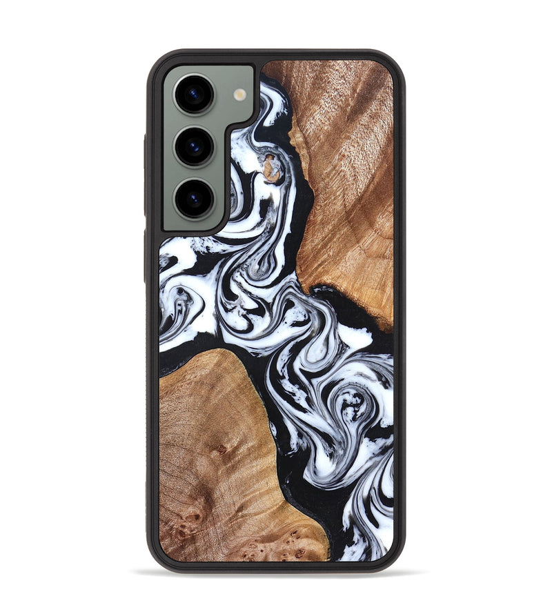 Galaxy S23 Plus Wood Phone Case - Lashawn (Black & White, 824964)