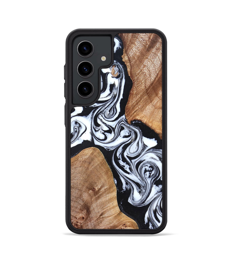 Galaxy S24 Wood Phone Case - Lashawn (Black & White, 824964)