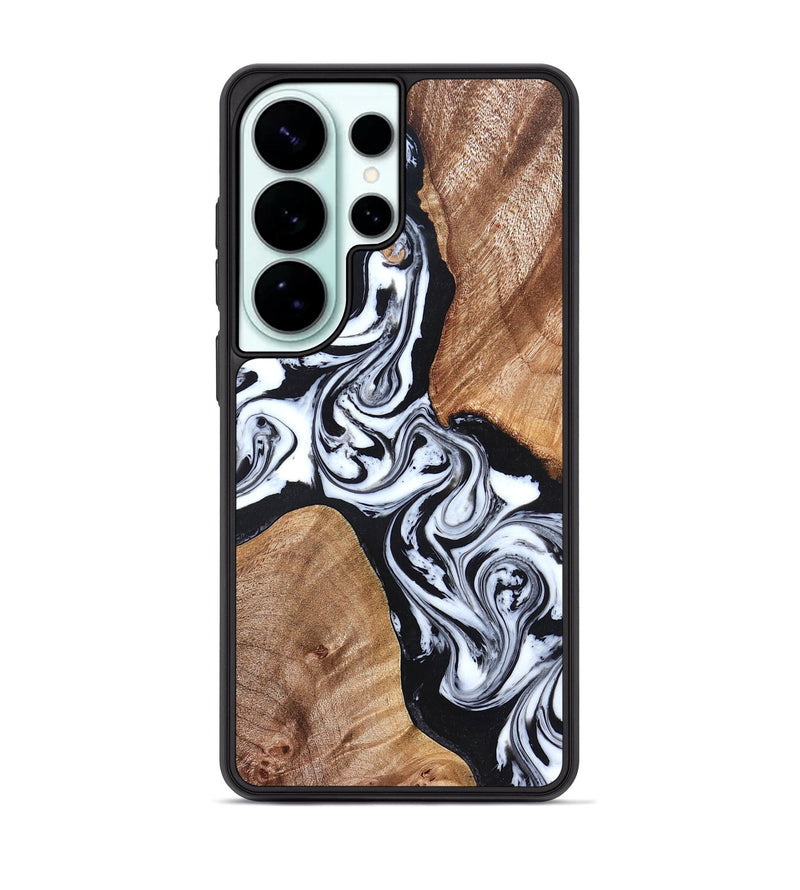 Galaxy S26 Ultra Wood Phone Case - Lashawn (Black & White, 824964)