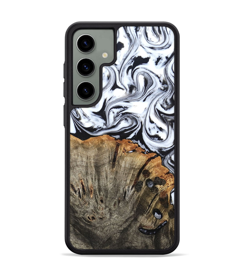 Galaxy S24 Plus Wood Phone Case - Katelin (Black & White, 824965)