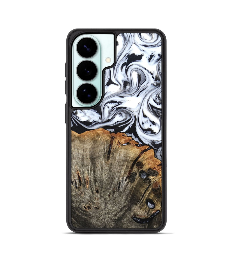Galaxy S26 Wood Phone Case - Katelin (Black & White, 824965)