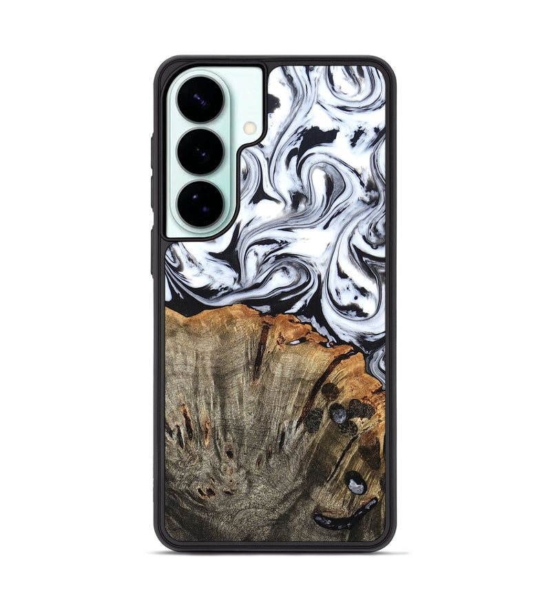 Galaxy S26 Plus Wood Phone Case - Katelin (Black & White, 824965)
