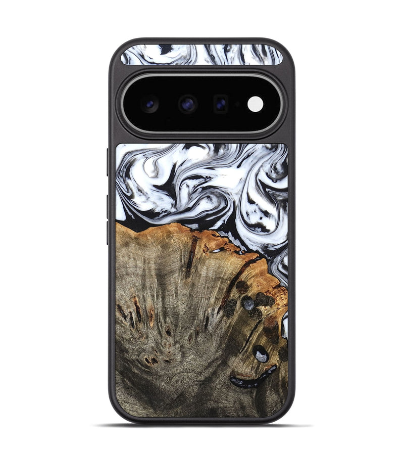 Pixel 11 Wood Phone Case - Katelin (Black & White, 824965)