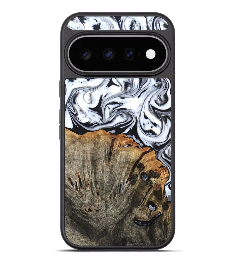 Pixel 11 Pro XL Wood Phone Case - Katelin (Black & White, 824965)