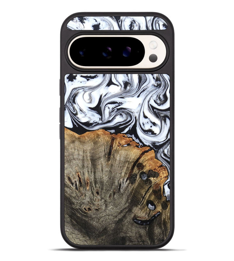 Pixel 9 Pro XL Wood Phone Case - Katelin (Black & White, 824965)