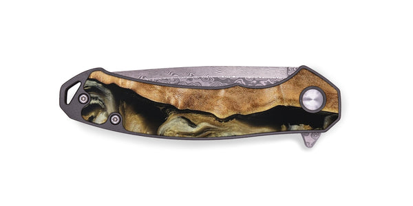 EDC Wood Pocket Knife - Olivia (Black & White, 824967)