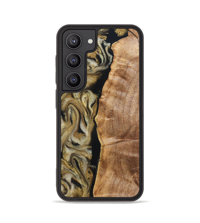 Galaxy S23 Wood Phone Case - Olivia (Black & White, 824967)