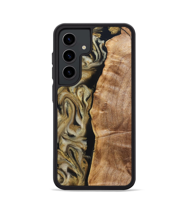 Galaxy S24 Wood Phone Case - Olivia (Black & White, 824967)