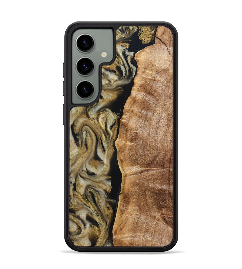 Galaxy S24 Plus Wood Phone Case - Olivia (Black & White, 824967)