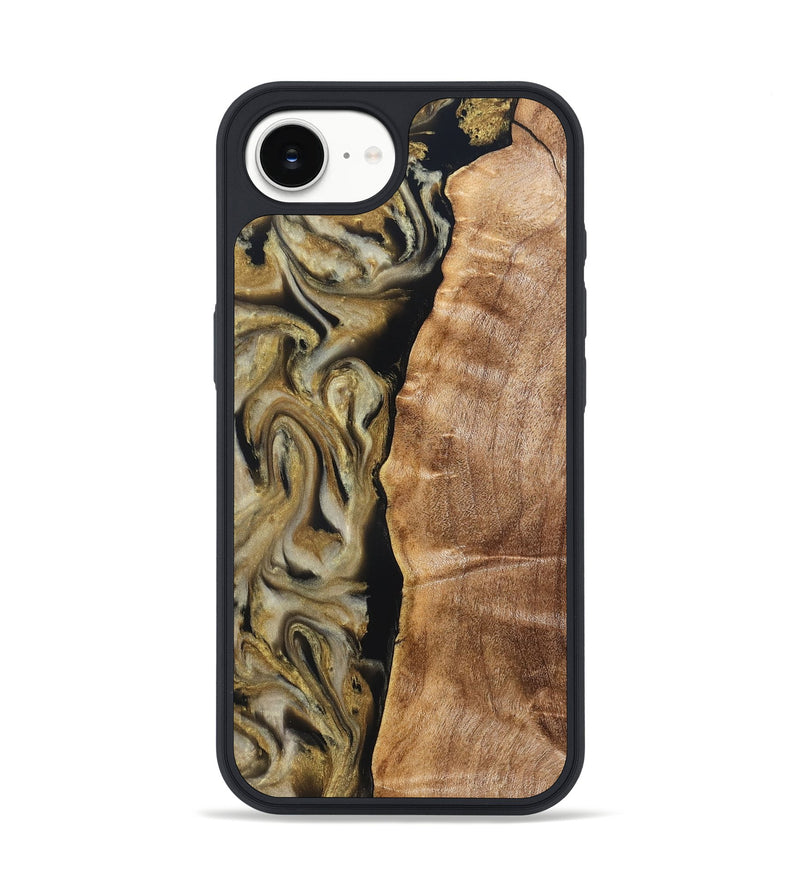 iPhone 17e Wood Phone Case - Olivia (Black & White, 824967)