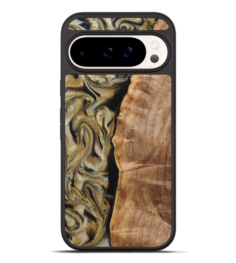 Pixel 10 Pro XL Wood Phone Case - Olivia (Black & White, 824967)