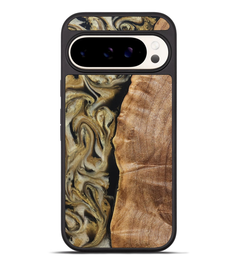 Pixel 9 Pro XL Wood Phone Case - Olivia (Black & White, 824967)