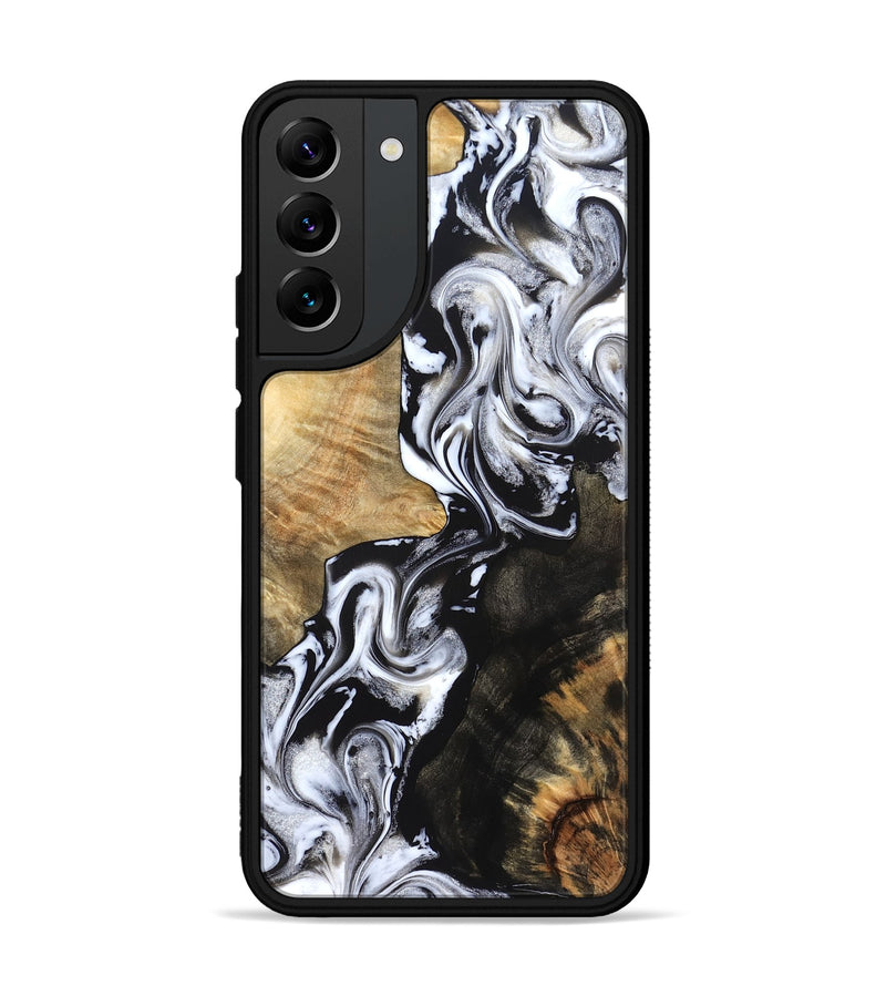 Galaxy S22 Plus Wood Phone Case - Jaelyn (Black & White, 824968)