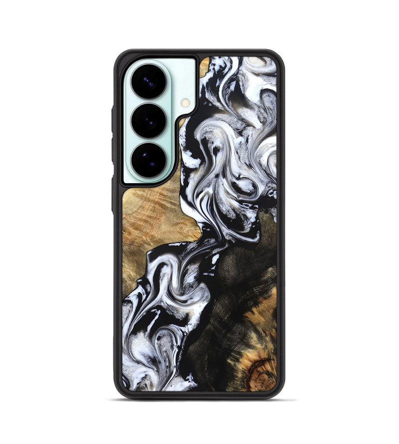 Galaxy S26 Wood Phone Case - Jaelyn (Black & White, 824968)