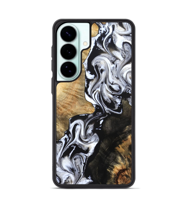 Galaxy S26 Plus Wood Phone Case - Jaelyn (Black & White, 824968)