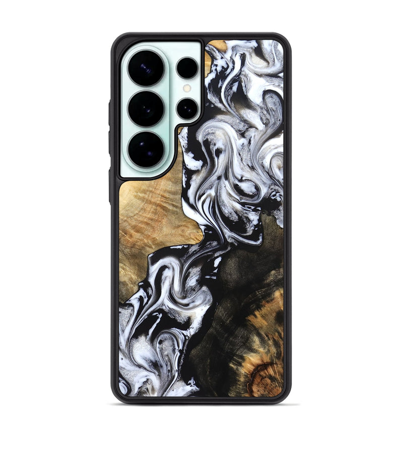 Galaxy S26 Ultra Wood Phone Case - Jaelyn (Black & White, 824968)