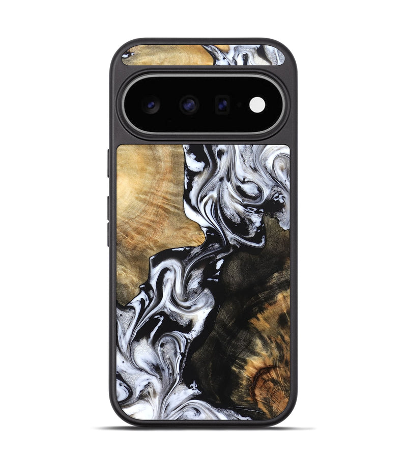 Pixel 11 Wood Phone Case - Jaelyn (Black & White, 824968)