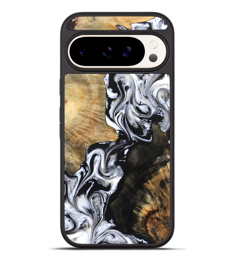 Pixel 9 Pro XL Wood Phone Case - Jaelyn (Black & White, 824968)