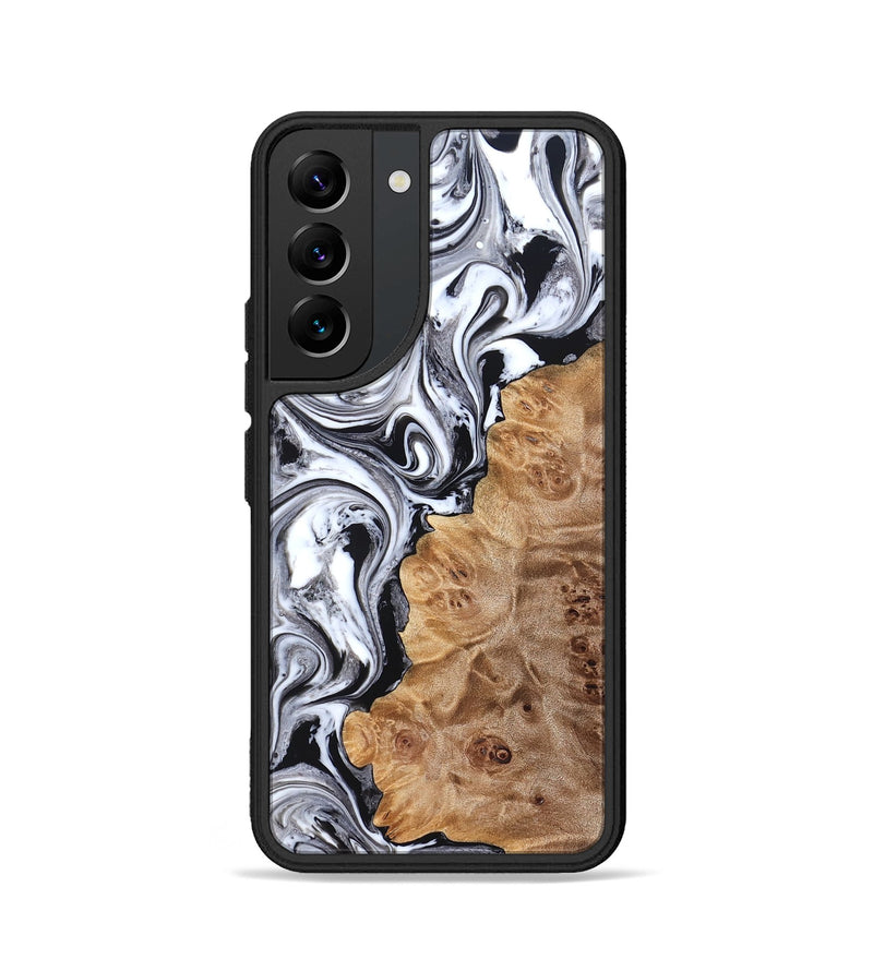 Galaxy S22 Wood Phone Case - Malcolm (Black & White, 824969)