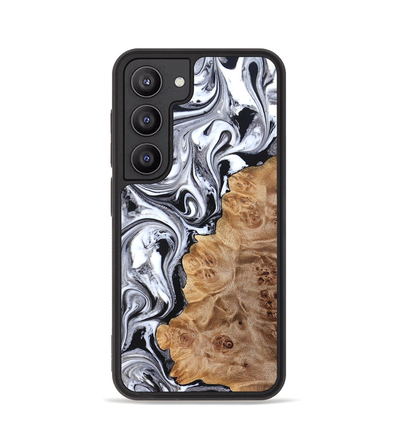 Galaxy S23 Wood Phone Case - Malcolm (Black & White, 824969)