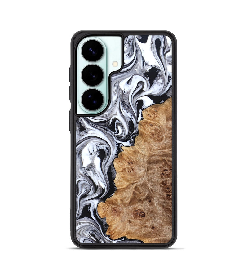 Galaxy S26 Wood Phone Case - Malcolm (Black & White, 824969)