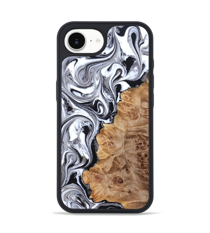 iPhone 17e Wood Phone Case - Malcolm (Black & White, 824969)
