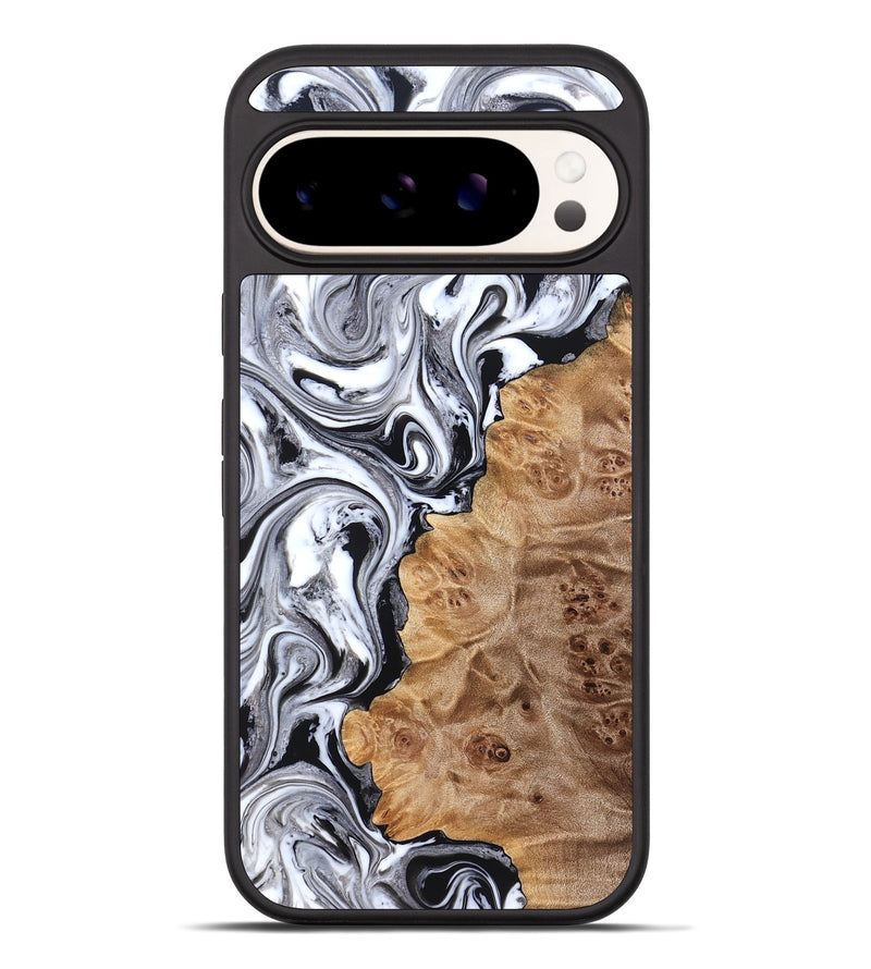 Pixel 10 Pro XL Wood Phone Case - Malcolm (Black & White, 824969)