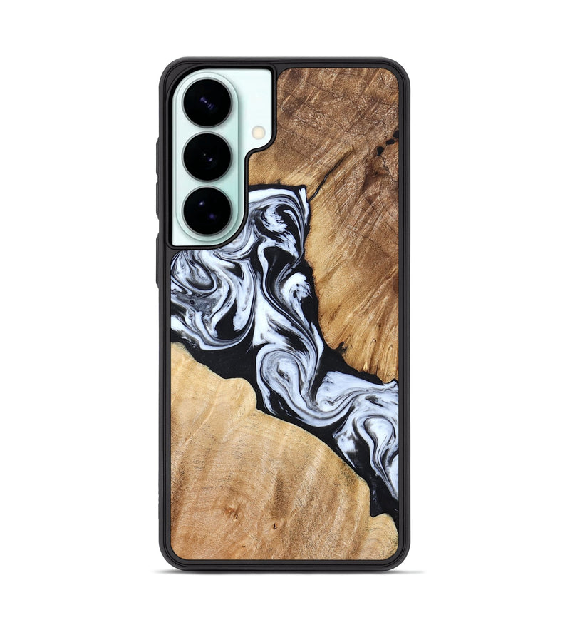 Galaxy S26 Plus Wood Phone Case - Layla (Black & White, 824970)