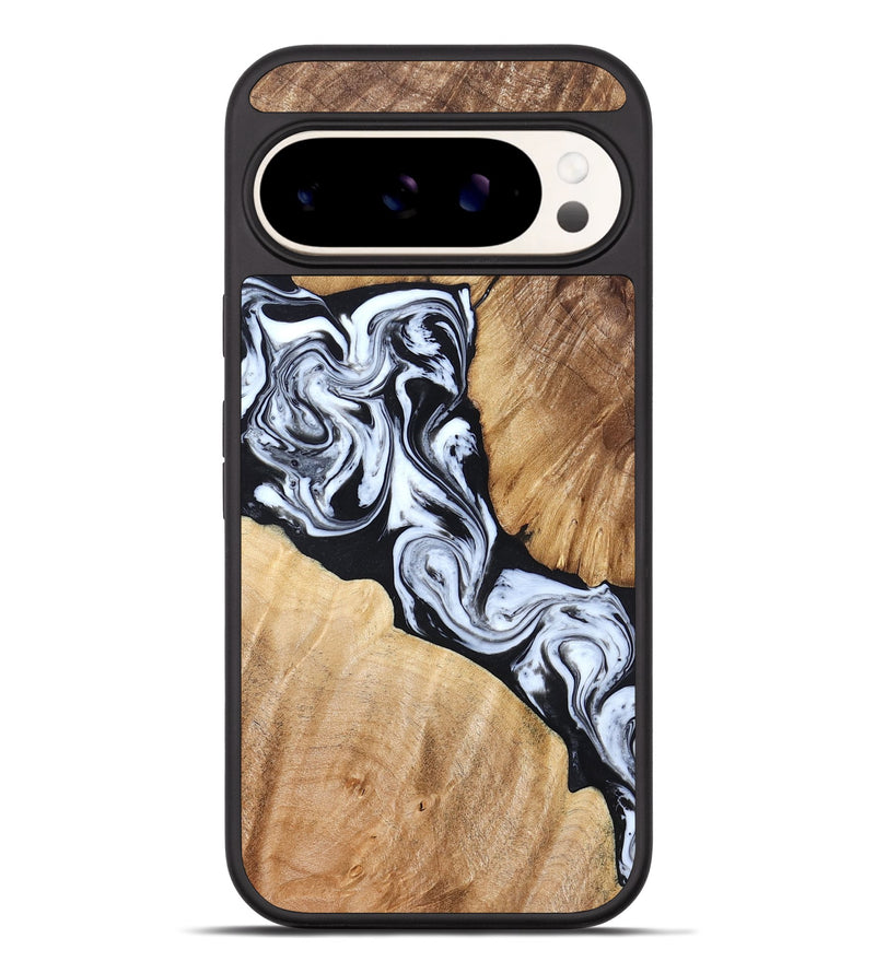 Pixel 9 Pro XL Wood Phone Case - Layla (Black & White, 824970)