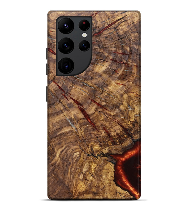 Galaxy S22 Ultra Wood Live Edge Phone Case - Gary (Solid Wood, 824971)
