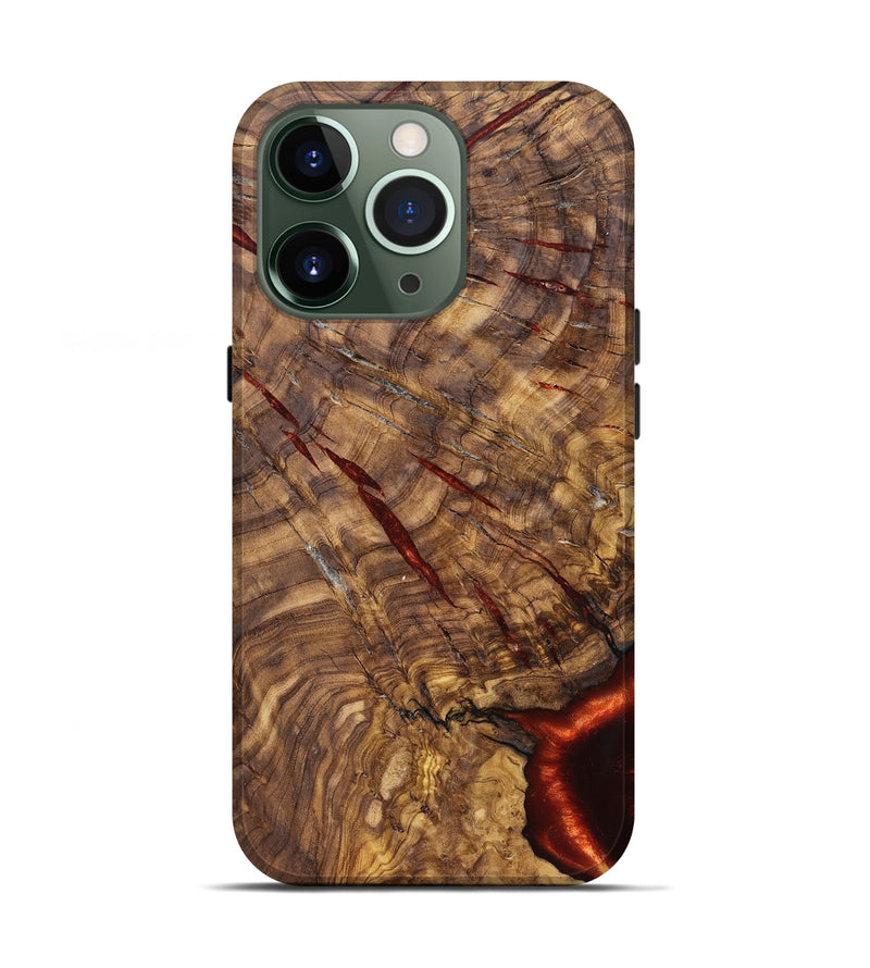 iPhone 13 Pro Wood Live Edge Phone Case - Gary (Solid Wood, 824971)