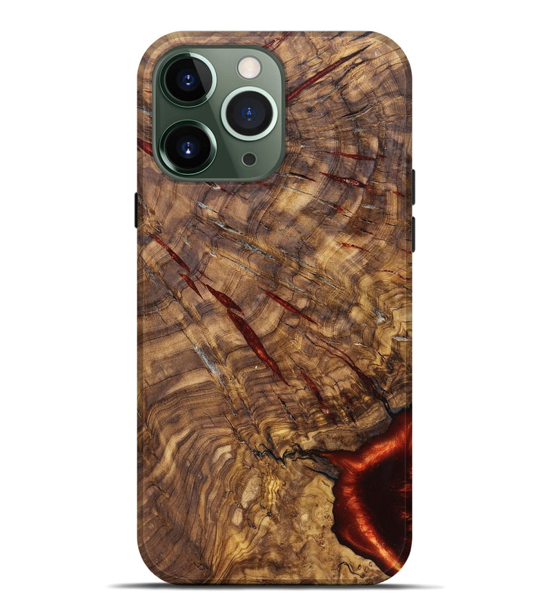 iPhone 13 Pro Max Wood Live Edge Phone Case - Gary (Solid Wood, 824971)