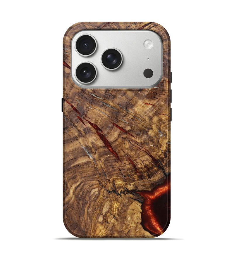 iPhone 17 Pro Wood Live Edge Phone Case - Gary (Solid Wood, 824971)