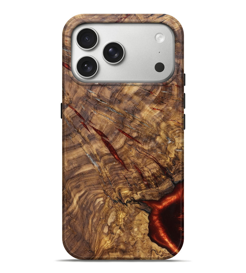 iPhone 17 Pro Max Wood Live Edge Phone Case - Gary (Solid Wood, 824971)