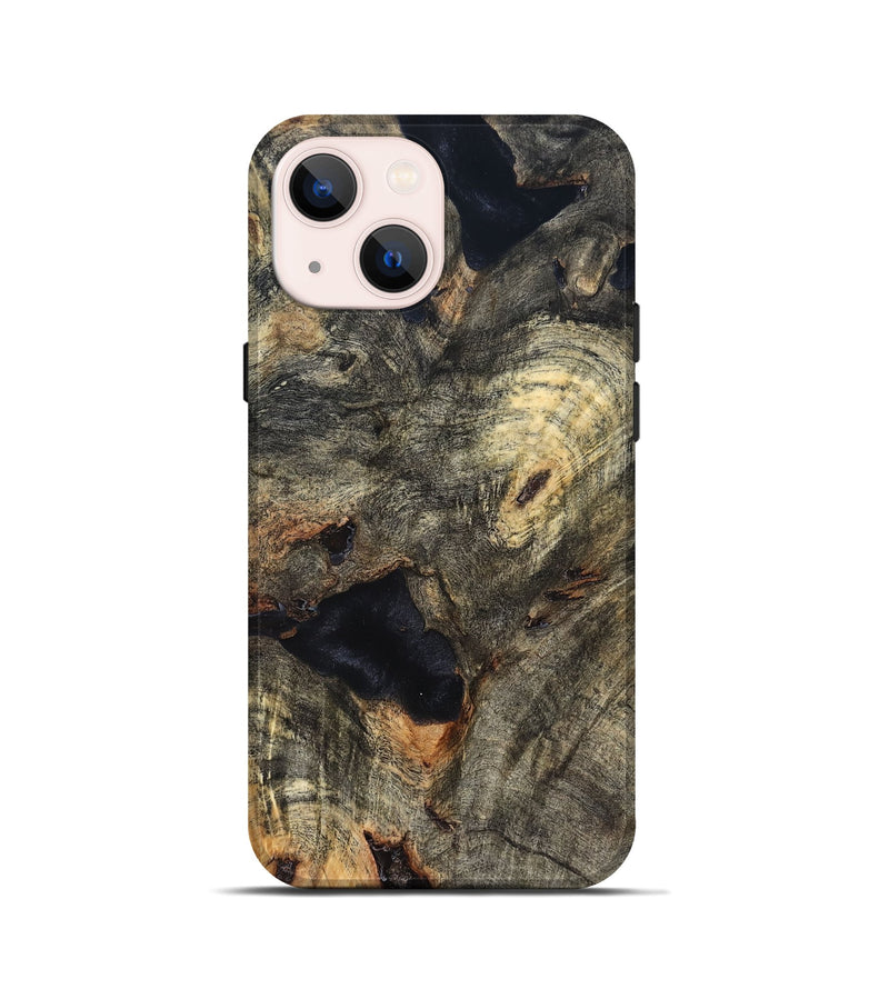 iPhone 13 mini Wood Live Edge Phone Case - Quinten (Solid Wood, 824972)