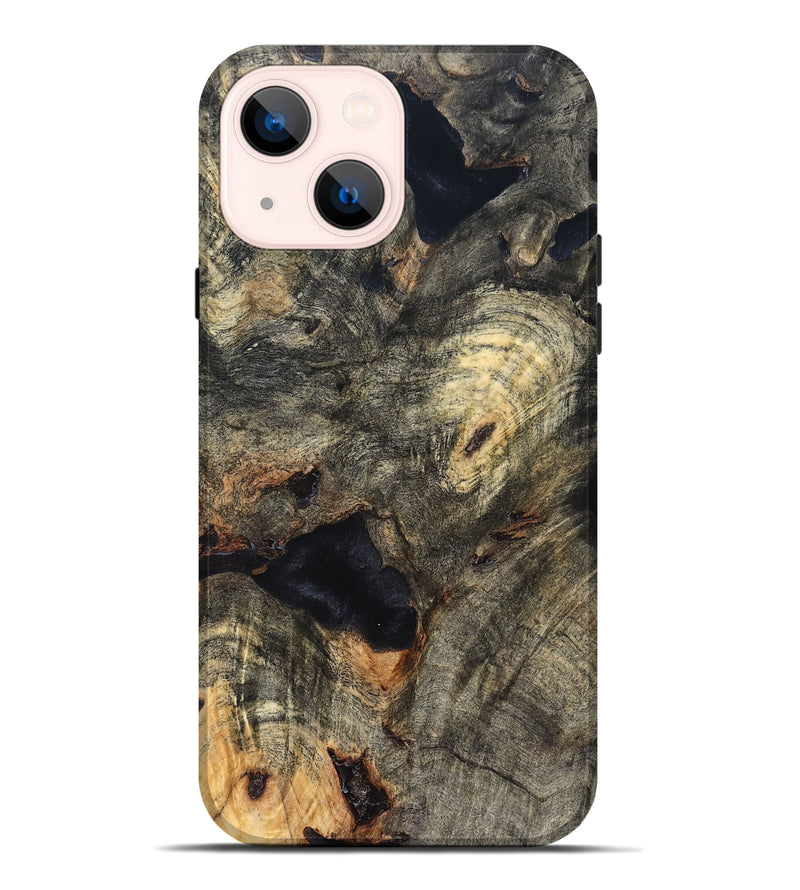 iPhone 14 Plus Wood Live Edge Phone Case - Quinten (Solid Wood, 824972)