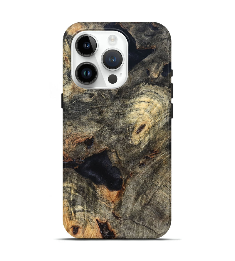 iPhone 15 Pro Wood Live Edge Phone Case - Quinten (Solid Wood, 824972)