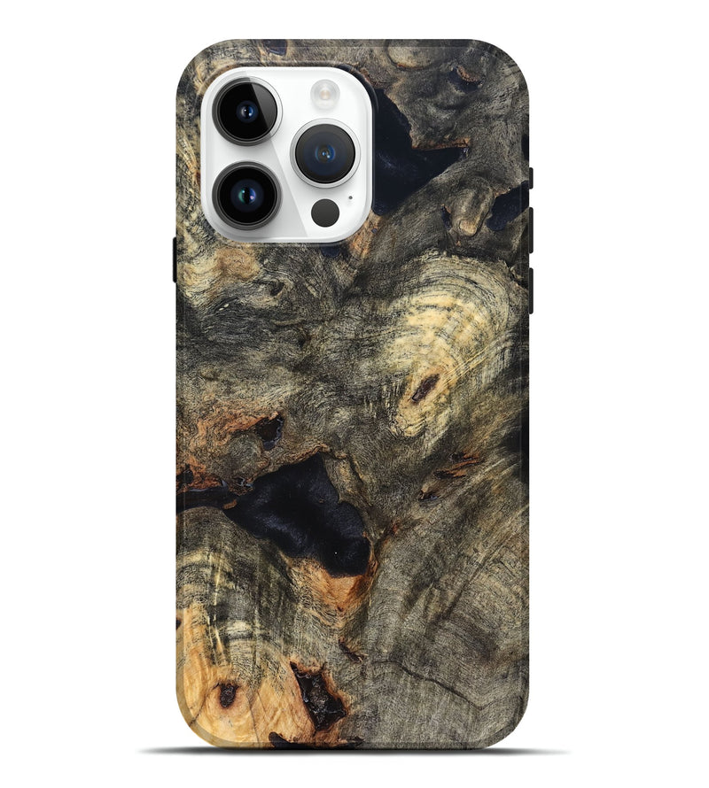 iPhone 15 Pro Max Wood Live Edge Phone Case - Quinten (Solid Wood, 824972)