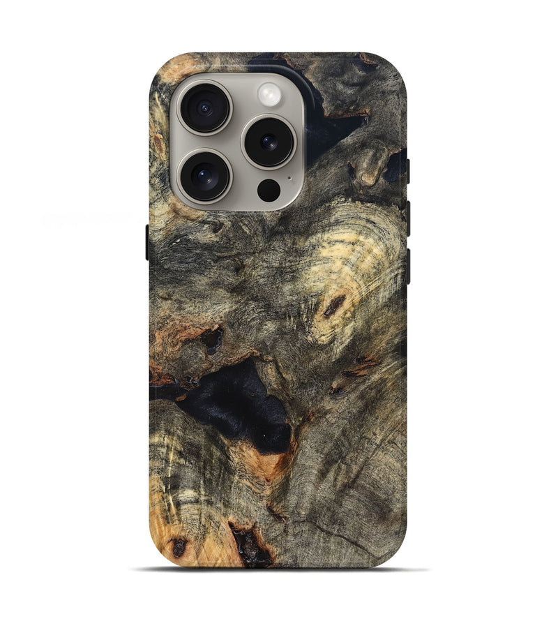 iPhone 16 Pro Wood Live Edge Phone Case - Quinten (Solid Wood, 824972)