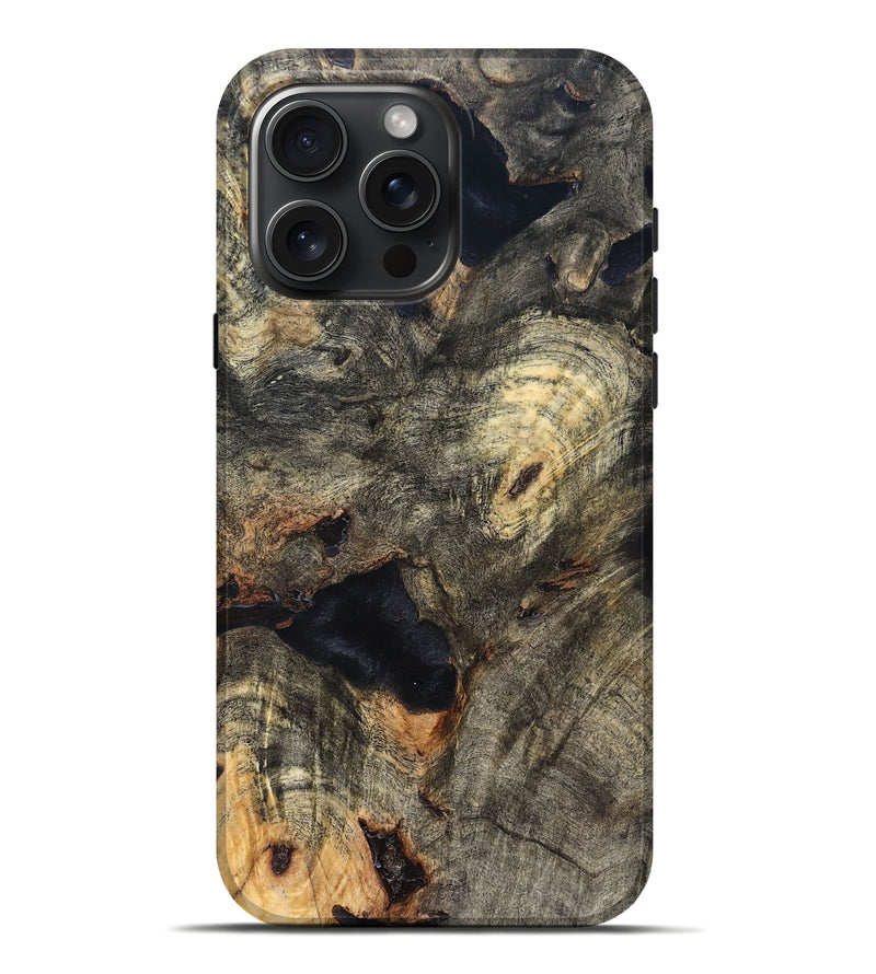 iPhone 16 Pro Max Wood Live Edge Phone Case - Quinten (Solid Wood, 824972)