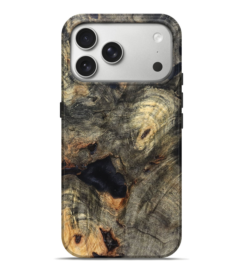 iPhone 17 Pro Max Wood Live Edge Phone Case - Quinten (Solid Wood, 824972)