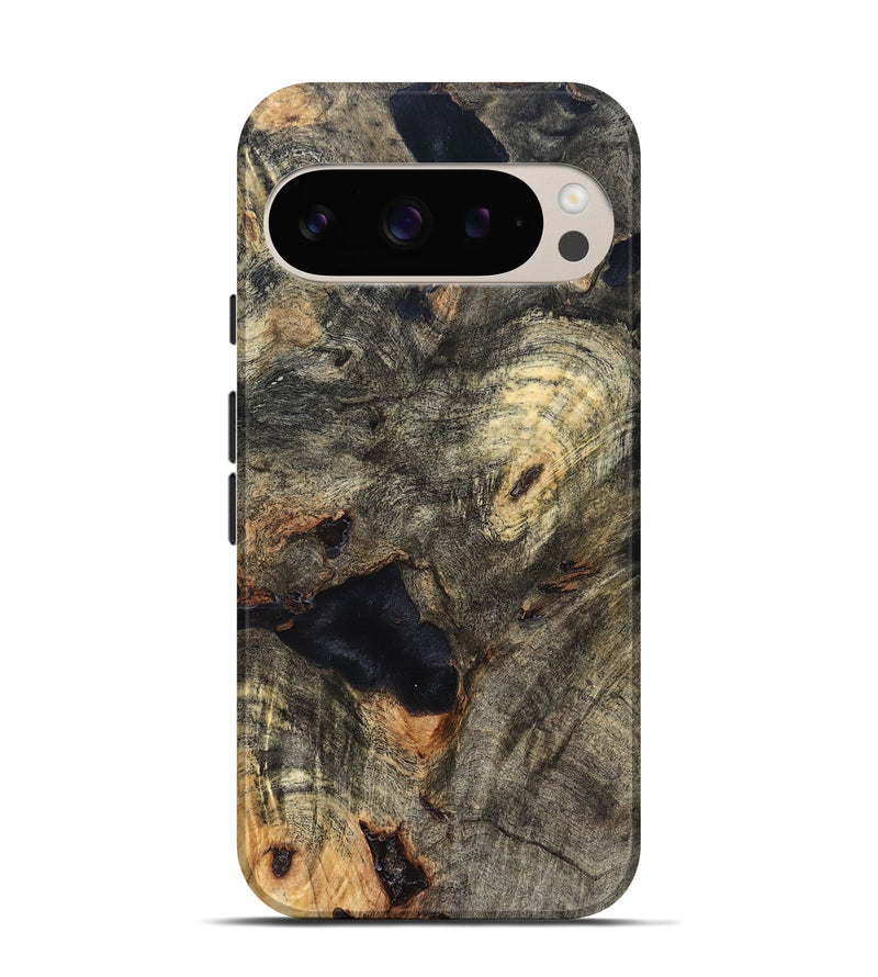 Pixel 9 Pro Wood Live Edge Phone Case - Quinten (Solid Wood, 824972)