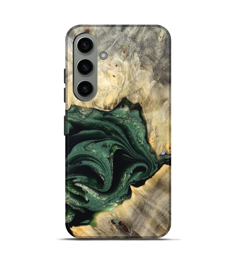 Galaxy S24 Wood Live Edge Phone Case - Darien (Green, 824975)