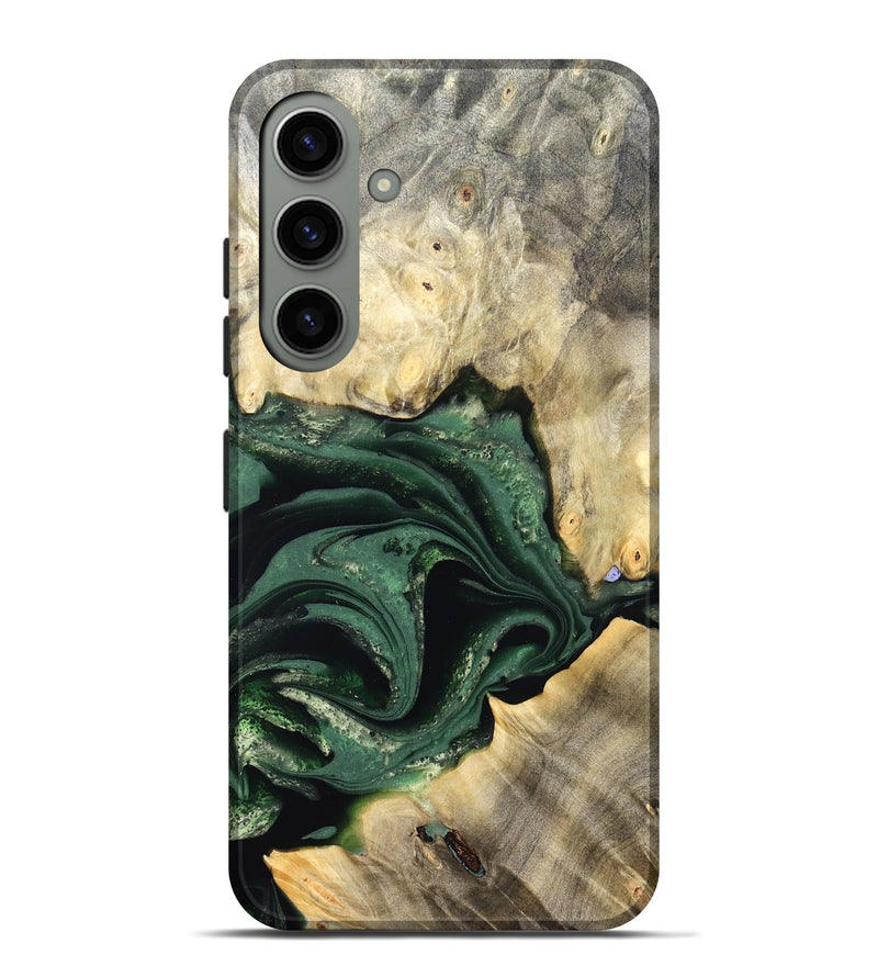 Galaxy S24 Plus Wood Live Edge Phone Case - Darien (Green, 824975)