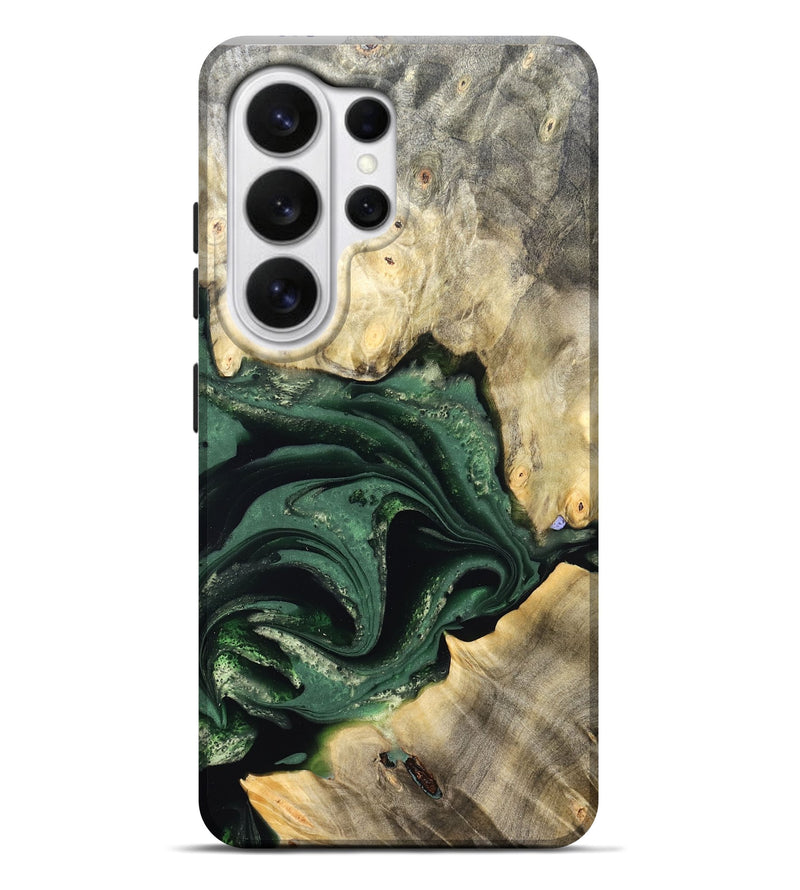 Galaxy S26 Ultra Wood Live Edge Phone Case - Darien (Green, 824975)